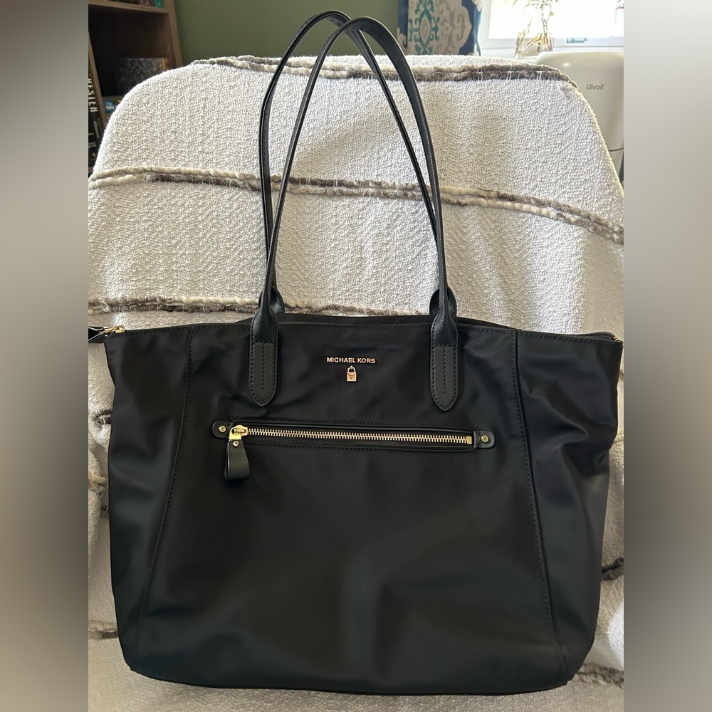 Michael Kors Black Nylon Tote